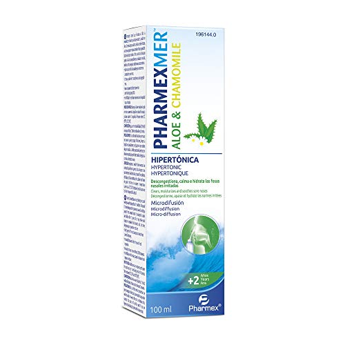 Agua de mar congestión nasal PHARMEXMER ALOE & CHAMOMILE