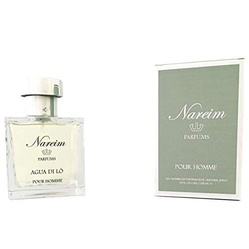AGUA DI LÔ EAU DE PARFUM DE NAREIM PARFUMS - PERFUMES DE HOMBRE -VAPORIZADOR 100ML- PERFUME DE LARGA DURACIÓN ELABORADO CON UN ALTO PORCENTAJE DE ESENCIAS AROMATICAS