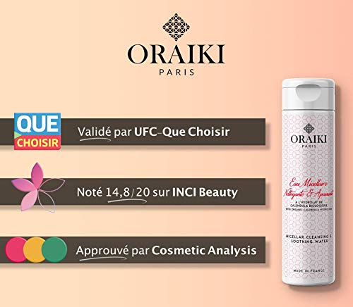 Agua Micelar Limpiadora y Tranquilizante con Caléndula y Aloe Vera Bio - Hidrata y Elimina las Impurezas en Profundidad - Formulado Científicamente para una Comodidad Absoluta