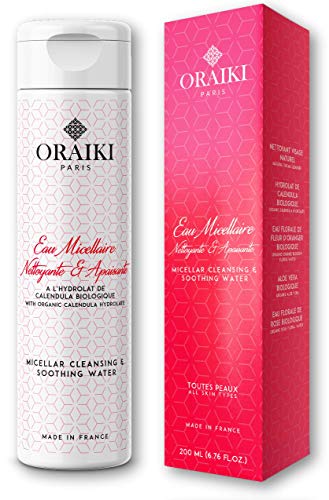 Agua Micelar Limpiadora y Tranquilizante con Caléndula y Aloe Vera Bio - Hidrata y Elimina las Impurezas en Profundidad - Formulado Científicamente para una Comodidad Absoluta