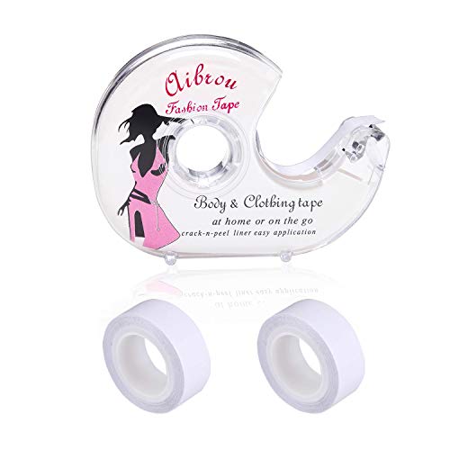 Aibrou Cinta Adhesiva de Lencería Mujer Adhesivo de Doble Cara la Cinta para el Vestido de la Ropa