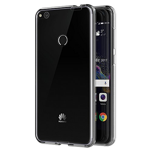 AICEK Funda Huawei P8 Lite 2017, Transparente Silicona 360°Full Body Fundas para Huawei P8 Lite 2017 Carcasa Silicona Funda Case
