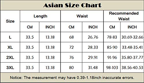 AIEOE - Hombre Faja Adelgazante para Cintura Abdomen Reductora Moldeador Shaperwear Man para Fitness - Negro - S