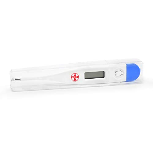 AIESI® Termómetro digital profesional para fiebre en adultos y niños DOCTOR DIGITHERM # Resultado en 1 MINUTO # Garantía de 24 meses
