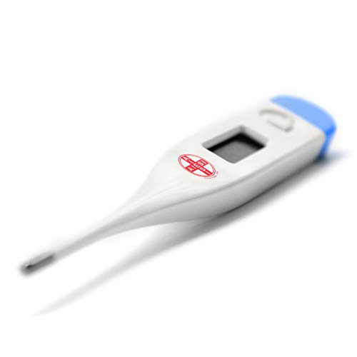 AIESI® Termómetro digital profesional para fiebre en adultos y niños DOCTOR DIGITHERM # Resultado en 1 MINUTO # Garantía de 24 meses