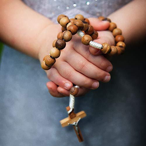 AIEX 1000 Piezas Cuentas de Madera - Bolas Madera para Manualidades DIY, Guirnalda de Pulsera, Hecha a Mano - 7 tamaños (6mm/8mm/10mm/12 mm/14mm/16mm/20mm)