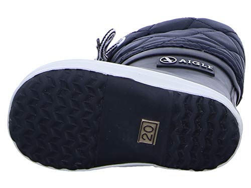 Aigle Giboulee, Botas de Caucho Unisex Niños, Azul (Marine/Blanc), 34 EU