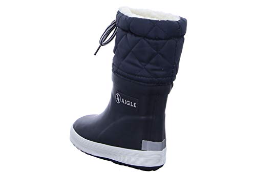 Aigle Giboulee, Botas de Caucho Unisex Niños, Azul (Marine/Blanc), 34 EU