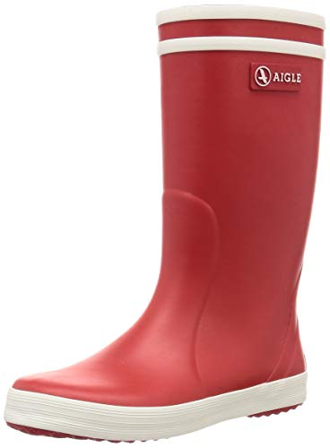 Aigle Lolly Pop, Botas de Lluvia Unisex niños, Rojo (Rouge/Blanc), 24 EU