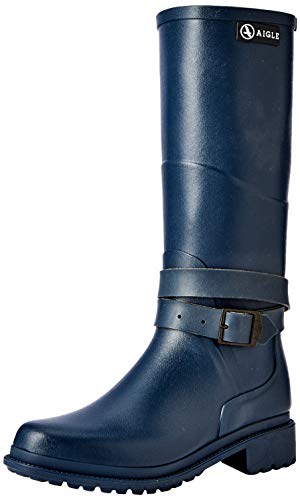 Aigle Macadames, Botas de Agua para Mujer, Azul (Ardoise 001), 37 EU