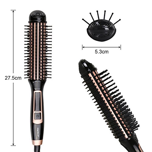 Aigostar Lany 32HGS - Cepillo moldeador rizador eléctrico. 24 watios. Diseño exclusivo.