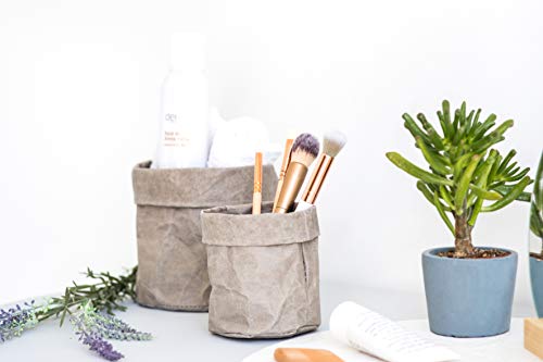 Aiire Cestas Decorativas y Cubremacetas para Decoracion Hogar - Maceteros Decorativos de Interior para Plantas Naturales y Flores Artificiales - Adornos para Salon Modernos y Tiestos para Plantas