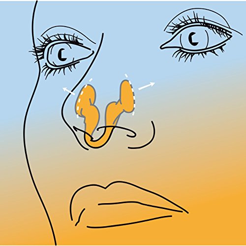 AIRMAX SPORT | Dilatador nasal para una mejor respiración por la nariz. Optimización de oxígeno de 176%. Especialmente desarrollado para su uso durante el ejercicio. Airmax es utilizado por los atletas profesionales. Pequeña y Mediana ajuste garantizado!