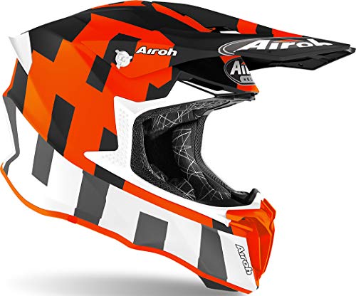 AIROH HELMET TWIST 2.0 FRAME ORANGE MATT M