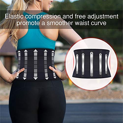 AISITIN Faja Reductora Adelgazante, Trimmer de Cintura Neopreno Cinturón de Sudor Cinturón de Fitness para la pérdida de Peso Quema de Grasa Efecto Sauna para Hombre y Mujer Cintura Entrenador