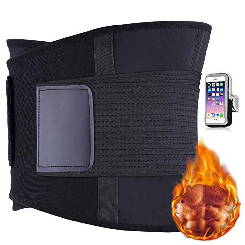 AISITIN Faja Reductora Adelgazante, Trimmer de Cintura Neopreno Cinturón de Sudor Cinturón de Fitness para la pérdida de Peso Quema de Grasa Efecto Sauna para Hombre y Mujer Cintura Entrenador