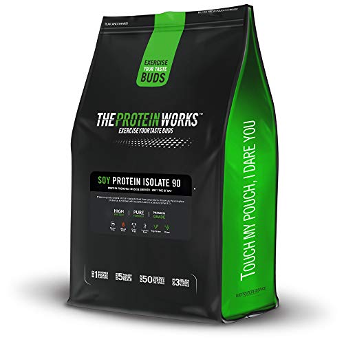 Aislado de Proteína de Soja en Polvo | 100% A Base de Plantas | Bajo en Grasa | Sin Azúcar Añadido | Sin Gluten | THE PROTEIN WORKS | Crema de Vainilla | 2kg