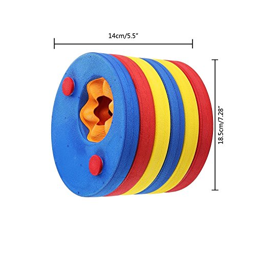 Aitsite Discos Flotantes, Manguitos de Natación para Niños, Hechos de Espuma,, 6 Piezas