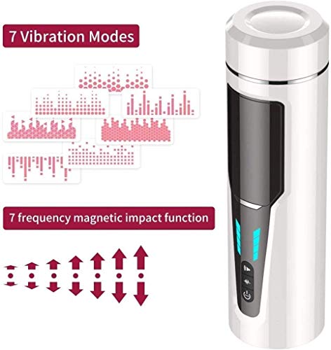 Aiwop-fjb ABS + Goma Suave Masculino Ma-s-t-u-rador Completamente automática telescópica Aīrcrǎft Copa Profunda Thr-Avena VIbrAt-ción Ma-s-t-u-Rator Ç-u-p Happiness