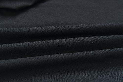 Ajpguot Verano Mujer V-Cuello Sin Mangas Monos Color sólido Mamelucos Sexy Sin Respaldo Jumpsuits de Playa Rompers (M, Negro)