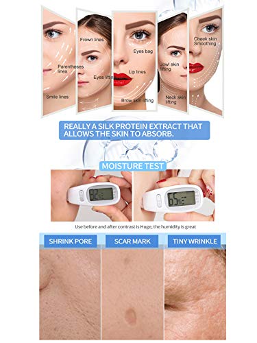 AJUMKER Bola de hilo de proteína de seda Proteína hidrolizada antiarrugas Cuidado de la piel Hidratante esencia antienvejecimiento Bola de seda multifuncional