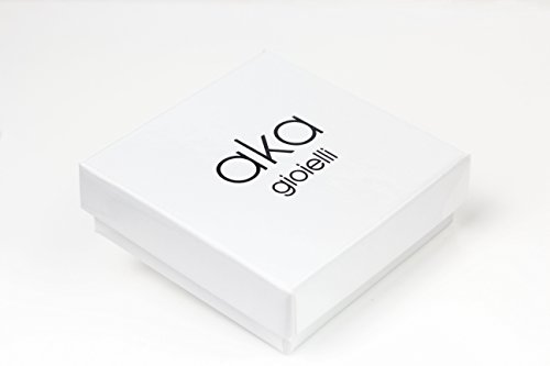 AKA Joyas - Pulsera ID Placa Plata de Ley 925 con Colgante Mariquita Esmaltada, Regalo para niñas