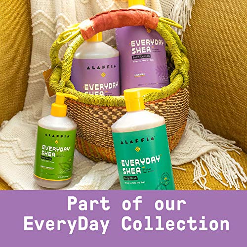 Alaffia - Champú Deep Moisture con Manteca de karité sin refinar para lavanda para cabello seco de normal a vey - 32 la Florida. onza.