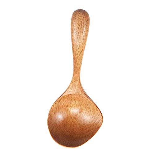Alarmclocker8B Cuchara de arroz de Madera con Pico Cuchara de Avena de arroz Japonesa Utensilios de Cocina vajilla Restaurante Familiar