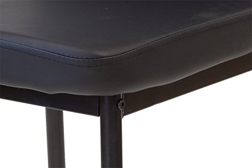 Albatros 2914 Salerno Set de 6 sillas de Comedor, Negro