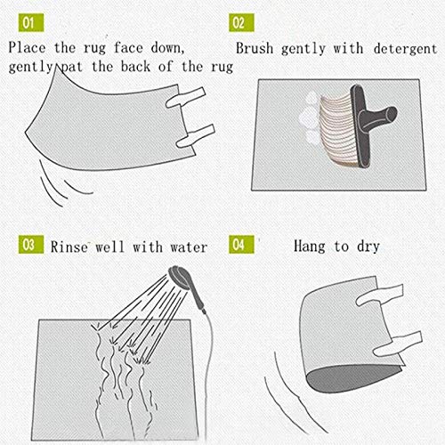 Alfombras Modernas Alfombra Shaggy Suave para Sala De Estar Dormitorio Habitaciones para Niños Decoración Alfombras De Noche Alfombra De Yoga Antideslizante 160X200CM