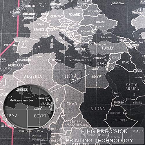 Alfombrilla de ratón extragrande para gaming de Cmhoo, color 90x40 Map