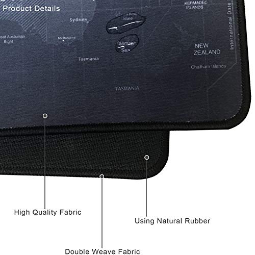 Alfombrilla de ratón extragrande para gaming de Cmhoo, color 90x40 Map