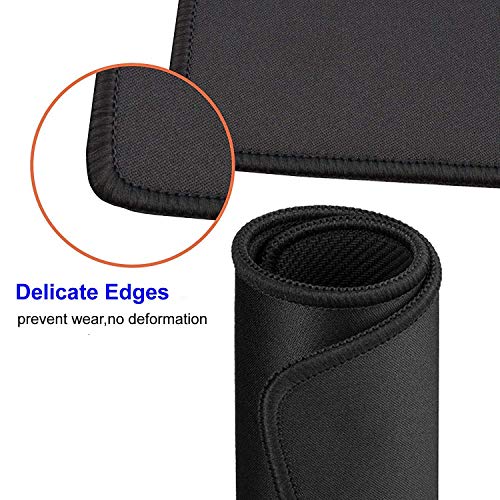 Alfombrilla Raton Grande Gaming Mouse Pad,Conjunto nativo americano, étnico colorido Chevron Zig Zag Maya Pattern, amarillo blan,Lavable, Antideslizante Diseñada para Gamers, Trabajo de Oficina