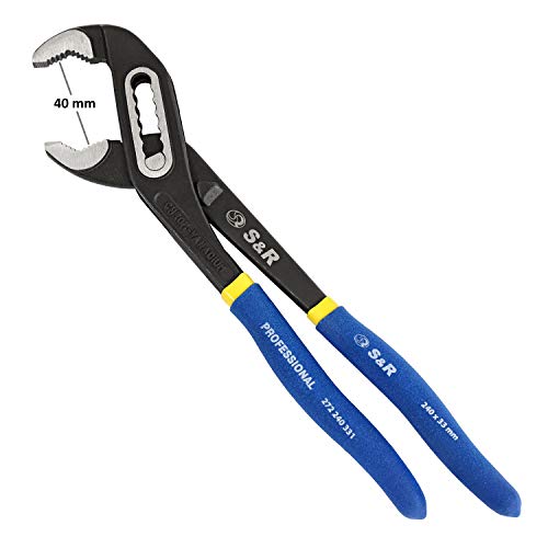 Alicate de Pico Loro Ajustable de 240x33 mm en acero al cromo vanadio de alta calidad