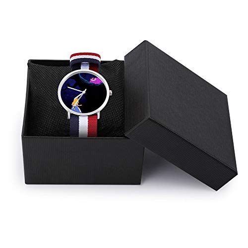 Alicia en el país de las maravillas reloj de ocio reloj de cuarzo para hombres mujeres niños amigos regalos