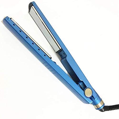 Alisadores de cabello Pro Nano-Titanium, Plancha alisadora ancha de 1/4 con ajustes de temperatura LED Máx. 450 ° F
