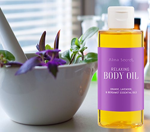 Alma Secret Aceite de Masaje Relajante con Naranja, Lavanda & Bergamota - 150 ml
