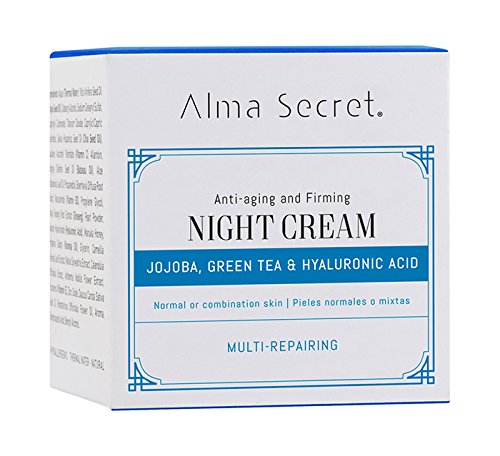 Alma Secret Multi-reparadora Noche Antiedad con Jojoba, Té Verde & Hialurónico - 50 ml
