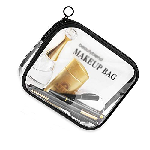 Almacenamiento Cosmético, Bolsa De Cosméticos De Baño De PVC Transparente Impermeable Para Mujer Estuche De Maquillaje Cremallera De Viaje Maquillaje Organizador De Lavado De Belleza Kit De Almace