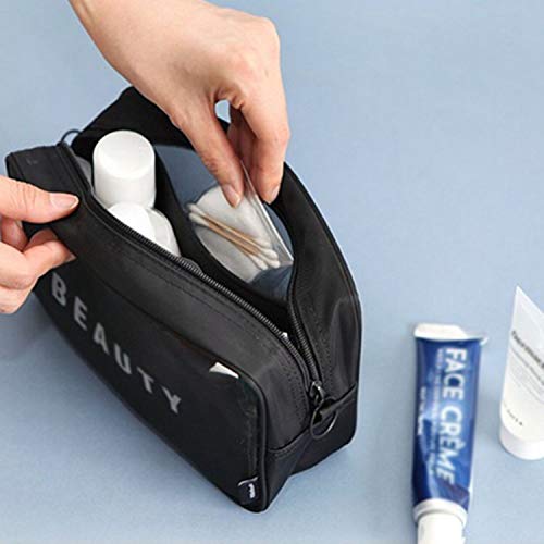 Almacenamiento De Organizador De Cosméticos De Maquillaje, Bolsa De Cosméticos De Viaje Para Mujer, Cremallera Informal, Maquillaje, Estuche De Maquillaje Transparente, Organizador, Bolsa De Almac