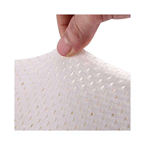 Almohada de coche de látex reposacabezas de coche cabeza y cuello apoyo cojín conducción/viaje/hogar/oficina silla, Negro (Negro) - 9869702776351