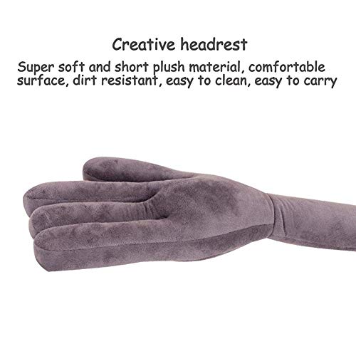 Almohada de viaje de la palma, Almohada ajustable para el cuello del viaje Almohada suave ajustable del apoyo para la cabeza del apoyo para la cabeza de la forma de la mano para el avión / el autobús