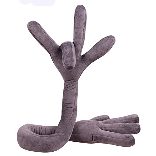 Almohada de viaje de la palma, Almohada ajustable para el cuello del viaje Almohada suave ajustable del apoyo para la cabeza del apoyo para la cabeza de la forma de la mano para el avión / el autobús