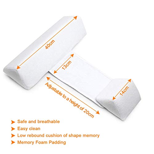 Almohada para bebés del lado de los bebés recién nacidos - Cabeza antipolar, leche lavable y anti escupir - Almohada de lactancia para niños más seguros