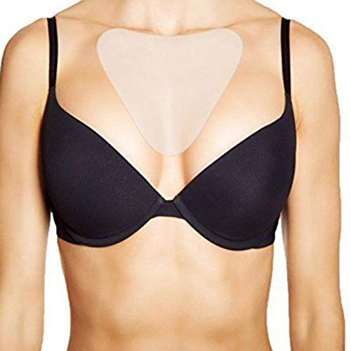 Almohadilla para el pecho antiarrugas Almohadilla antiarrugas lavable de silicona reutilizable almohadilla en forma de corazón palo suave piel amigable eliminar arrugas y estrías para la momia