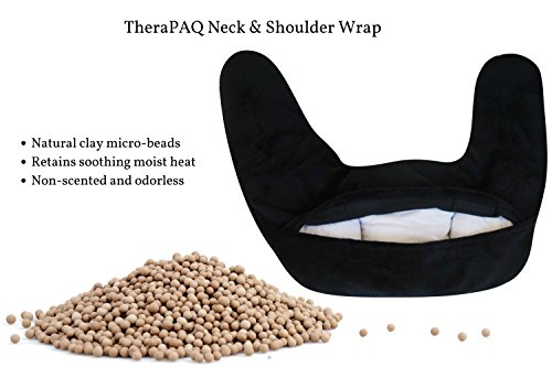 Almohadilla Térmica Que Alivia El Dolor De Hombros Y Cuello De TheraPAQ –Para La Terapia Térmica Humectante Natural O Como Pack De Frío - Almohada Calentada Al Microondas Reutilizable – Sin Olores