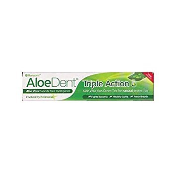 Aloe Dent Aloe Vera Toothpaste With Q10 & Tea Tree 100ml - PACK OF 6
