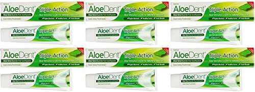 Aloe Dent Aloe Vera Toothpaste With Q10 & Tea Tree 100ml - PACK OF 6