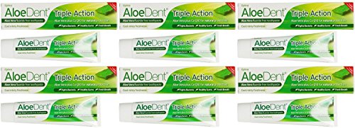 Aloe Dent Aloe Vera Toothpaste With Q10 & Tea Tree 100ml - PACK OF 6