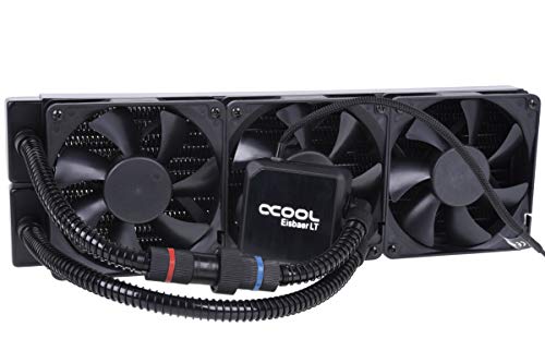 ALPHACOOL Ventilador CPU Ref. LIQUIDA EISBAER LT360 Negro RELLENABLE/Ampliable/3 Ventiladores/MULTISOCKET 1013982
